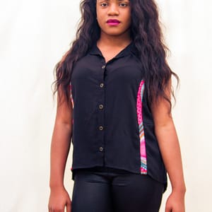 Black Sleeveless Top